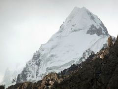 14 Snow Topped Mountain P6142 On The South Side Of Shaksgam Valley From Plateau Above Kulquin Bulak Camp On Trek To Gasherbrum North Base Camp In China.jpg